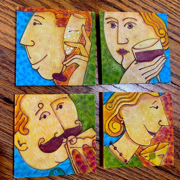 Drinking Coaster set - Picture 1 of 2
